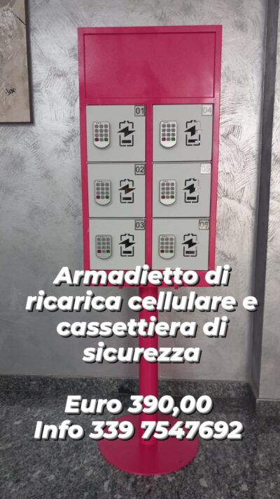 Armadietto di ricarica m-s09